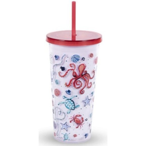 Vera Bradley Other - Vera Bradley Sea Theme Insulated Tumbler